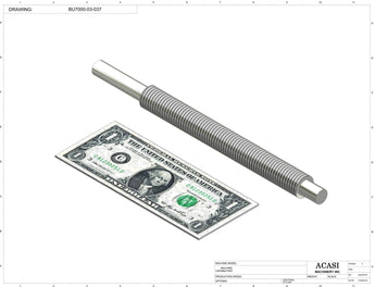 Automatic plastic and metal bottle unscrambler machine with 48 inches bowl, model BU7100, Assy BU7000-03-053E, by Acasi Machinery Inc.