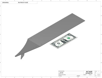 Automatic plastic and metal bottle unscrambler machine with 48 inches bowl, model BU7100, Assy BU7000-07-032E, by Acasi Machinery Inc.