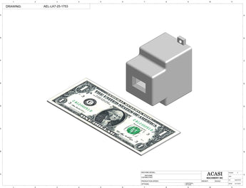 Automatic plastic and metal bottle unscrambler machine with 48 inches bowl, model BU7100, Component AEL-LA7-25-1753, by Acasi Machinery Inc.