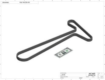 Automatic plastic and metal bottle unscrambler machine with 48 inches bowl, model BU7100, Component FNS-TDN720L100, by Acasi Machinery Inc.