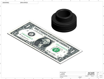 Automatic plastic and metal bottle unscrambler machine with 48 inches bowl, model BU7100, Component GRA-4XW23, by Acasi Machinery Inc.