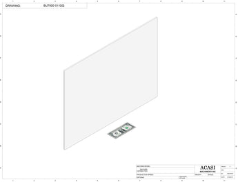 Automatic plastic and metal bottle unscrambler machine with 48 inches bowl, model BU7100, Part BU7000-01-002, by Acasi Machinery Inc.