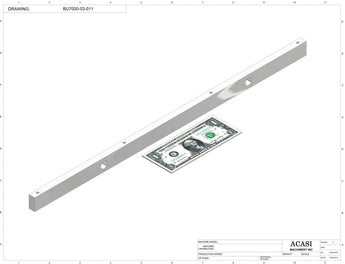 Automatic plastic and metal bottle unscrambler machine with 48 inches bowl, model BU7100, Part BU7000-03-011, by Acasi Machinery Inc.