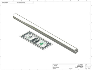 Automatic plastic and metal bottle unscrambler machine with 48 inches bowl, model BU7100, Part BU7000-03-035, by Acasi Machinery Inc.