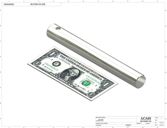 Automatic plastic and metal bottle unscrambler machine with 48 inches bowl, model BU7100, Part BU7000-03-038, by Acasi Machinery Inc.