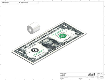 Automatic plastic and metal bottle unscrambler machine with 48 inches bowl, model BU7100, Part BU7000-03-051, by Acasi Machinery Inc.