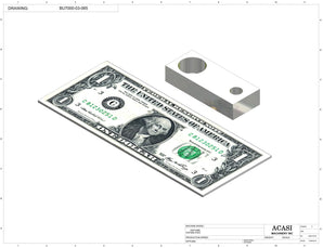 Automatic plastic and metal bottle unscrambler machine with 48 inches bowl, model BU7100, Part BU7000-03-065, by Acasi Machinery Inc.