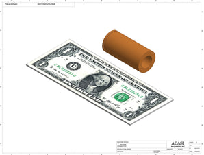 Automatic plastic and metal bottle unscrambler machine with 48 inches bowl, model BU7100, Part BU7000-03-066, by Acasi Machinery Inc.