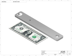 Automatic plastic and metal bottle unscrambler machine with 48 inches bowl, model BU7100, Part BU7000-03-085, by Acasi Machinery Inc.