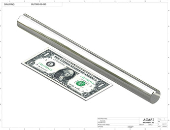 Automatic plastic and metal bottle unscrambler machine with 48 inches bowl, model BU7100, Part BU7000-03-093, by Acasi Machinery Inc.