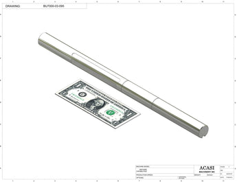 Automatic plastic and metal bottle unscrambler machine with 48 inches bowl, model BU7100, Part BU7000-03-095, by Acasi Machinery Inc.