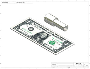 Automatic plastic and metal bottle unscrambler machine with 48 inches bowl, model BU7100, Part BU7000-03-106, by Acasi Machinery Inc.