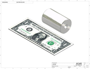 Automatic plastic and metal bottle unscrambler machine with 48 inches bowl, model BU7100, Part BU7000-05-003, by Acasi Machinery Inc.