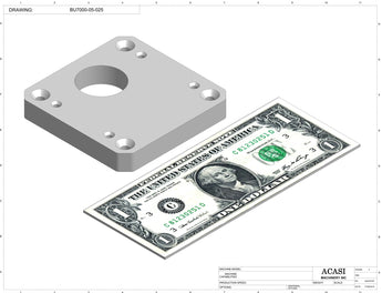 Automatic plastic and metal bottle unscrambler machine with 48 inches bowl, model BU7100, Part BU7000-05-025, by Acasi Machinery Inc.