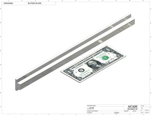 Automatic plastic and metal bottle unscrambler machine with 48 inches bowl, model BU7100, Part BU7000-05-026, by Acasi Machinery Inc.