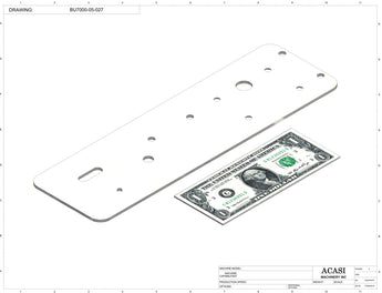 Automatic plastic and metal bottle unscrambler machine with 48 inches bowl, model BU7100, Part BU7000-05-027, by Acasi Machinery Inc.