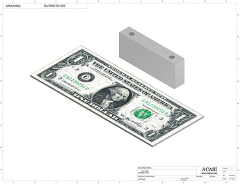 Automatic plastic and metal bottle unscrambler machine with 48 inches bowl, model BU7100, Part BU7000-05-029, by Acasi Machinery Inc.