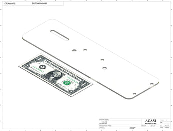Automatic plastic and metal bottle unscrambler machine with 48 inches bowl, model BU7100, Part BU7000-05-041, by Acasi Machinery Inc.