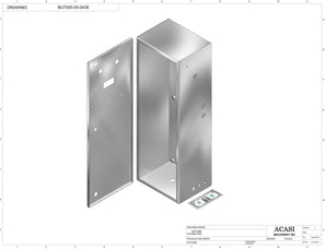 Automatic plastic and metal bottle unscrambler machine with 48 inches bowl, model BU7100, Part BU7000-05-043E, by Acasi Machinery Inc.