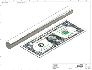 Automatic plastic and metal bottle unscrambler machine with 48 inches bowl, model BU7100, Part BU7000-05-047, by Acasi Machinery Inc.