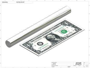 Automatic plastic and metal bottle unscrambler machine with 48 inches bowl, model BU7100, Part BU7000-05-047, by Acasi Machinery Inc.