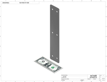 Automatic plastic and metal bottle unscrambler machine with 48 inches bowl, model BU7100, Part BU7000-07-008, by Acasi Machinery Inc.