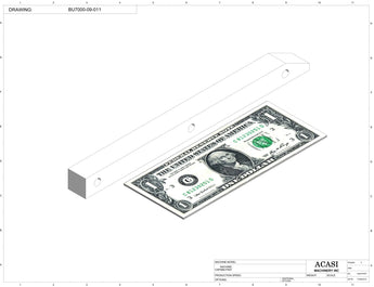 Automatic plastic and metal bottle unscrambler machine with 48 inches bowl, model BU7100, Part BU7000-09-011, by Acasi Machinery Inc.