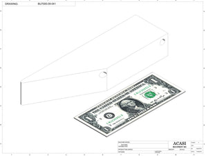 Automatic plastic and metal bottle unscrambler machine with 48 inches bowl, model BU7100, Part BU7000-09-041, by Acasi Machinery Inc.