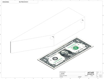 Automatic plastic and metal bottle unscrambler machine with 48 inches bowl, model BU7100, Part BU7000-09-041, by Acasi Machinery Inc.