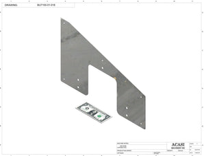Automatic plastic and metal bottle unscrambler machine with 48 inches bowl, model BU7100, Part BU7100-01-018, by Acasi Machinery Inc.