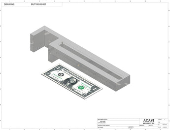 Automatic plastic and metal bottle unscrambler machine with 48 inches bowl, model BU7100, Part BU7100-05-001, by Acasi Machinery Inc.