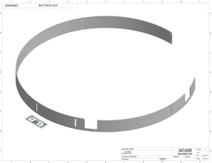 Automatic plastic and metal bottle unscrambler machine with 48 inches bowl, model BU7100, Part BU7100-07-010, by Acasi Machinery Inc.