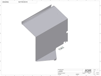 Automatic plastic and metal bottle unscrambler machine with 48 inches bowl, model BU7100, Part BU7100-09-018, by Acasi Machinery Inc.