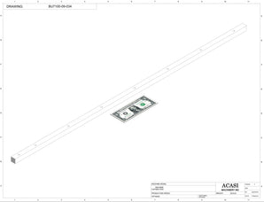 Automatic plastic and metal bottle unscrambler machine with 48 inches bowl, model BU7100, Part BU7100-09-034, by Acasi Machinery Inc.