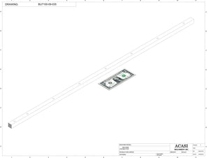 Automatic plastic and metal bottle unscrambler machine with 48 inches bowl, model BU7100, Part BU7100-09-035, by Acasi Machinery Inc.