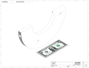 Automatic plastic and metal bottle unscrambler machine with 48 inches bowl, model BU7100, Part BU7100-09-044, by Acasi Machinery Inc.