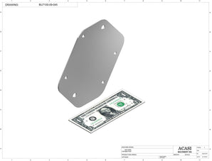 Automatic plastic and metal bottle unscrambler machine with 48 inches bowl, model BU7100, Part BU7100-09-045, by Acasi Machinery Inc.