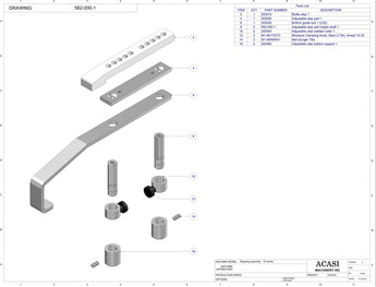 Automatic plastic and metal bottle unscrambler machine with 48 inches bowl, model TruSort-48 / 60 / SO, Assy 562-000-1, by Acasi Machinery Inc.