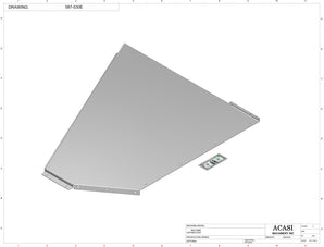 Automatic plastic and metal bottle unscrambler machine with 48 inches bowl, model TruSort-48, Assy 587-030E, by Acasi Machinery Inc.