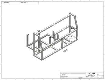 Automatic plastic and metal bottle unscrambler machine with 48 inches bowl, model TruSort-48, Assy 589-190E, by Acasi Machinery Inc.