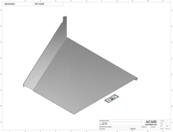 Automatic plastic and metal bottle unscrambler machine with 48 inches bowl, model TruSort-48, Assy 597-020E, by Acasi Machinery Inc.