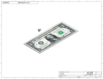 Automatic plastic and metal bottle unscrambler machine with 48 inches bowl, model TruSort-48, Component AME-BSCX011-0.25, by Acasi Machinery Inc.