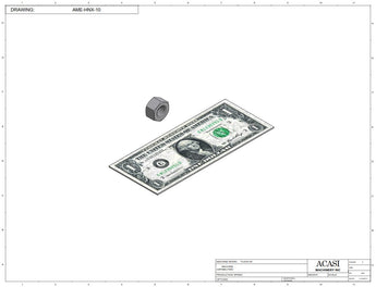 Automatic plastic and metal bottle unscrambler machine with 48 inches bowl, model TruSort-48, Component AME-HNX-10, by Acasi Machinery Inc.
