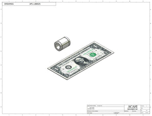 Automatic plastic and metal bottle unscrambler machine with 48 inches bowl, model TruSort-48, Component APL-LBB625 , by Acasi Machinery Inc.
