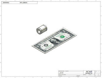 Automatic plastic and metal bottle unscrambler machine with 48 inches bowl, model TruSort-48, Component APL-LBB625 , by Acasi Machinery Inc.