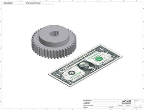 Automatic plastic and metal bottle unscrambler machine with 48 inches bowl, model TruSort-48, Component APL-MART S1242, by Acasi Machinery Inc.