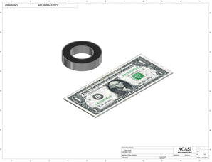 Automatic plastic and metal bottle unscrambler machine with 48 inches bowl, model TruSort-48, Component APL-MBB-R20ZZ, by Acasi Machinery Inc.