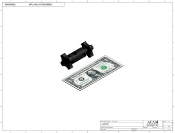 Automatic plastic and metal bottle unscrambler machine with 48 inches bowl, model TruSort-48, Component APL-VALU-VG6215858, by Acasi Machinery Inc.