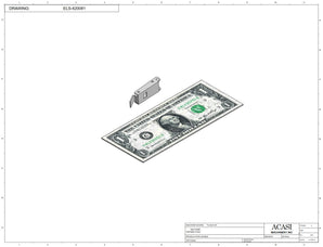 Automatic plastic and metal bottle unscrambler machine with 48 inches bowl, model TruSort-48, Component ELS-420081, by Acasi Machinery Inc.