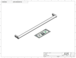 Automatic plastic and metal bottle unscrambler machine with 48 inches bowl, model TruSort-48, Component JWW-28W600D91EL, by Acasi Machinery Inc.